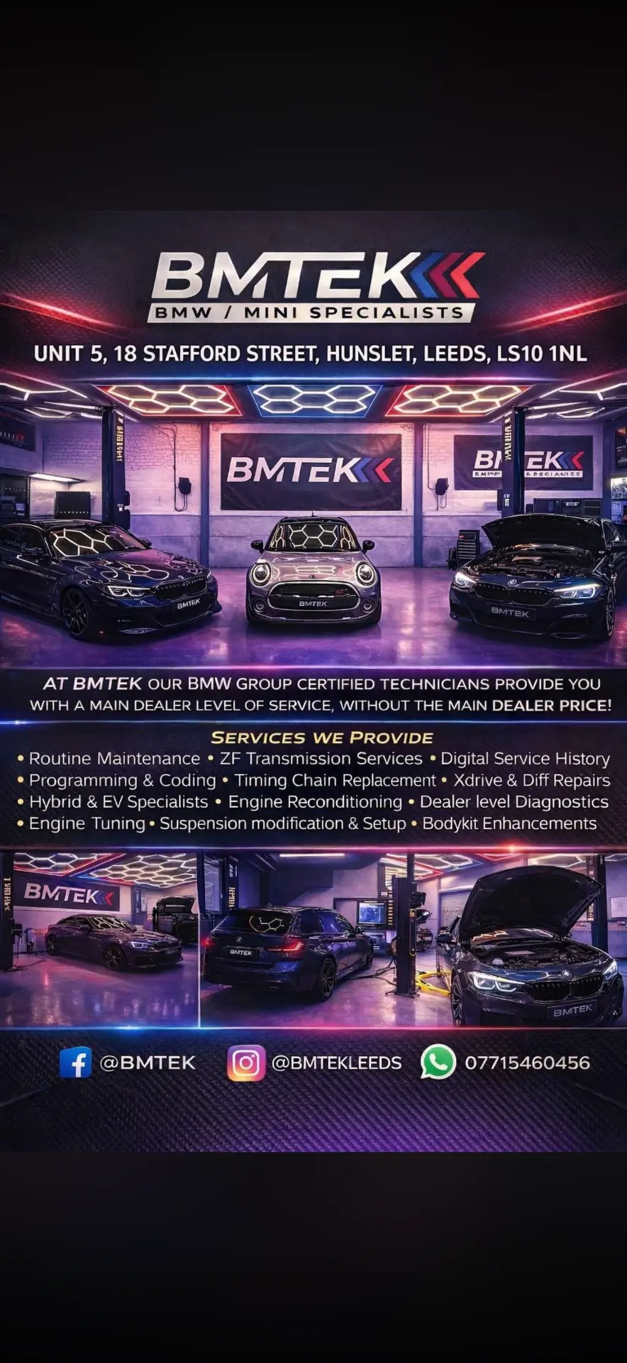 BMTEK services overview poster